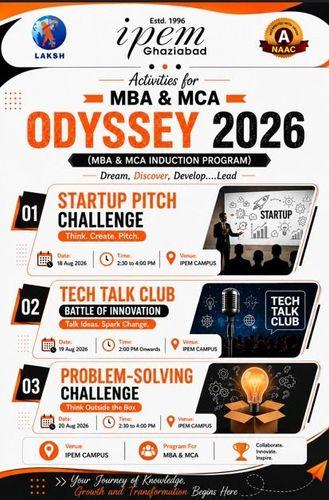 ODYSSEY 2026 – Induction Programme and Foundation Classes for MBA and MCA
